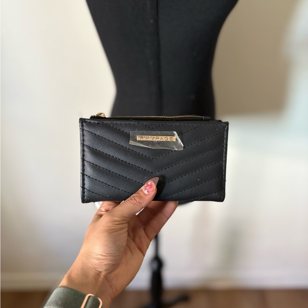 Rampage Black Chevron Wallet